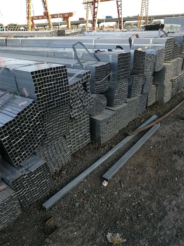 Q235B热浸庐江庐江庐江镀锌无缝方矩管 钢结构专用管材